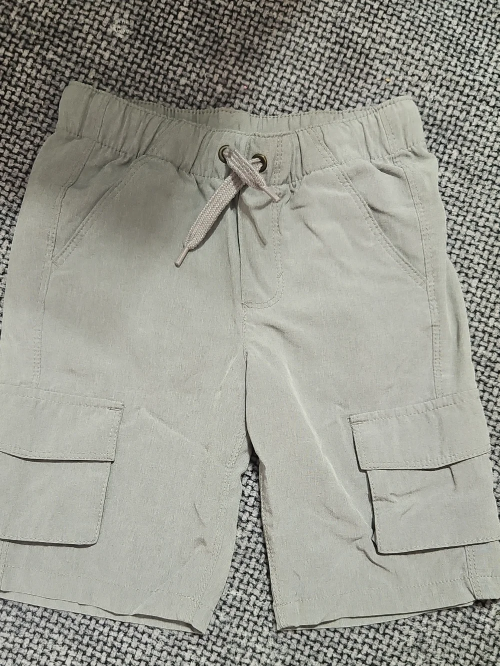 Old Navy Boys Light Taupe Cargo Shorts